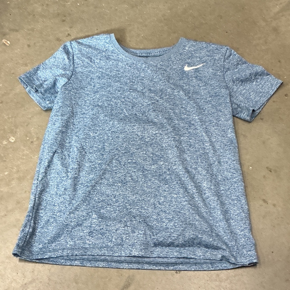 Nike Heathered Blue Short Sleeve Tee